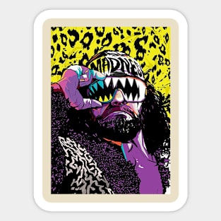 Macho Man Madness Sticker